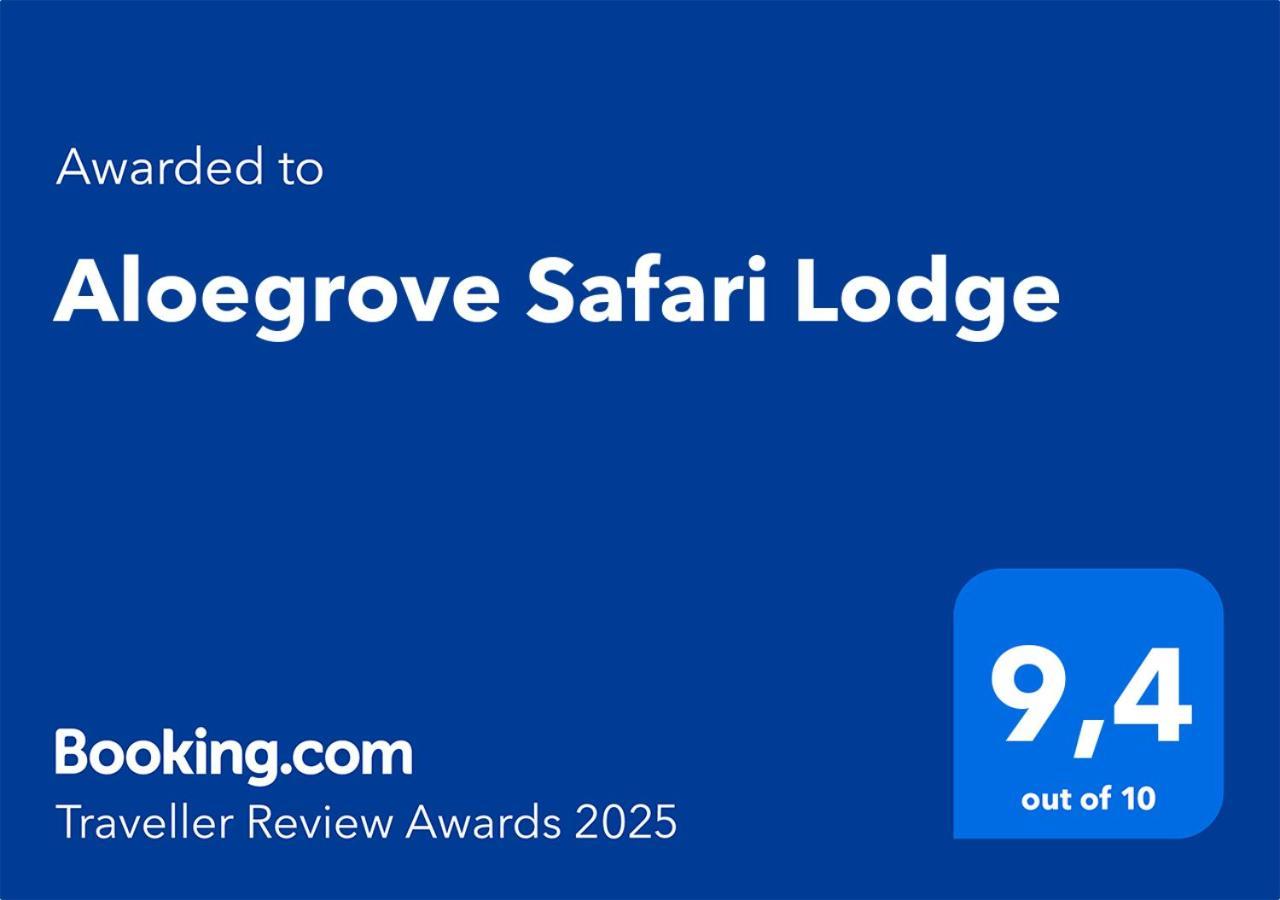 Aloegrove Safari Lodge Otjiwarongo Exteriér fotografie